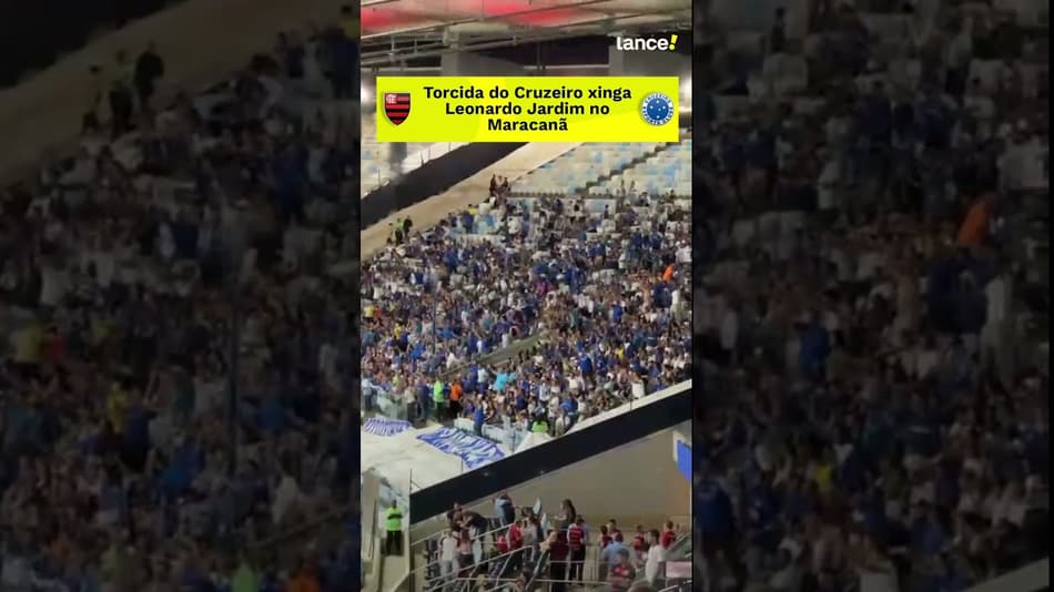 TODO O CARINHO DA TORCIDA DO CRUZEIRO COM O LEORNADO JARDIM 😂 #cruzeiro #flamengo #futebol #fyp
