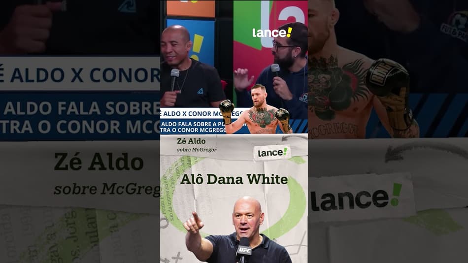 JOSÉ ALDO FALOU SOBRE TER UMA REVANCHE COM CONOR MCGREGOR: "ESTOU DENTRO!"