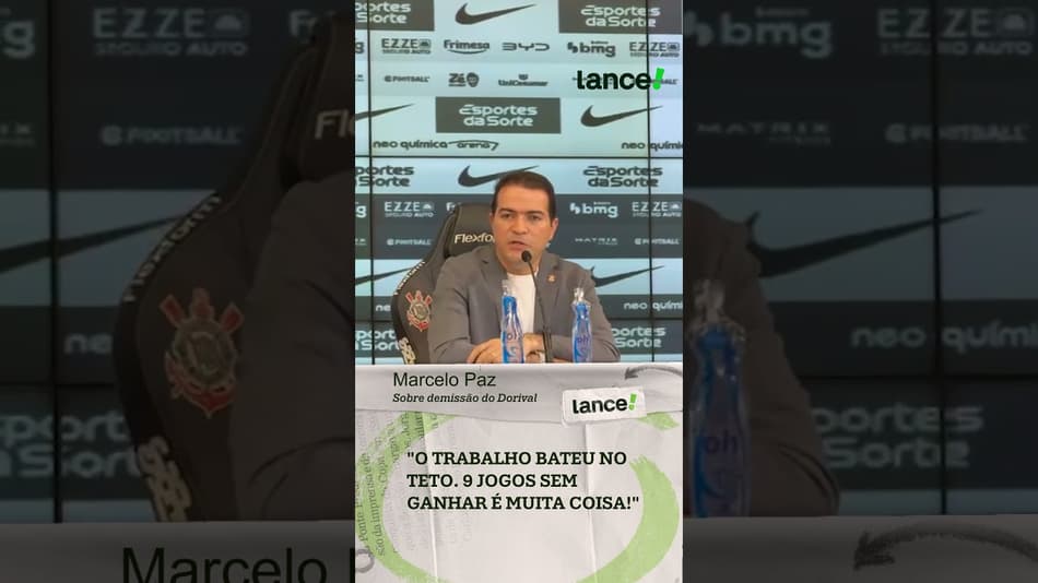 "O TRABALHO BATEU NO TETO": MARCELO PAZ SOBRE DEMISSÃO DE DORIVAL JR.