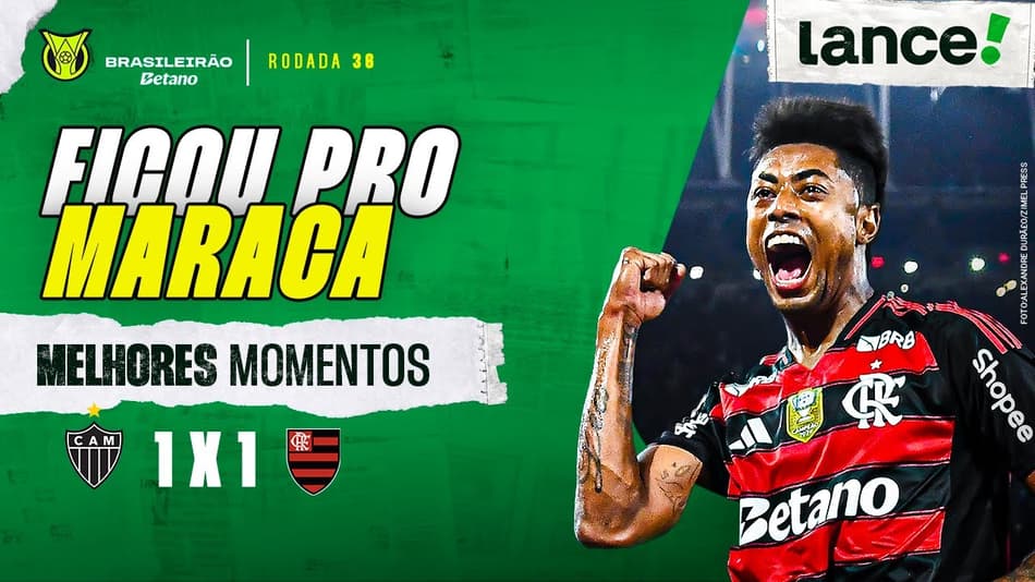 ATLÉTICO-MG 1 X 1 FLAMENGO - MELHORES MOMENTOS - BRASILEIRÃO 2025 - 36ª RODADA
