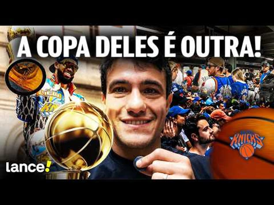thumbnail COPA DO MUNDO OU NBA? BASTIDORES DO TÍTULO DO NEW YORK KNICKS NAS RUAS DA CIDADE.