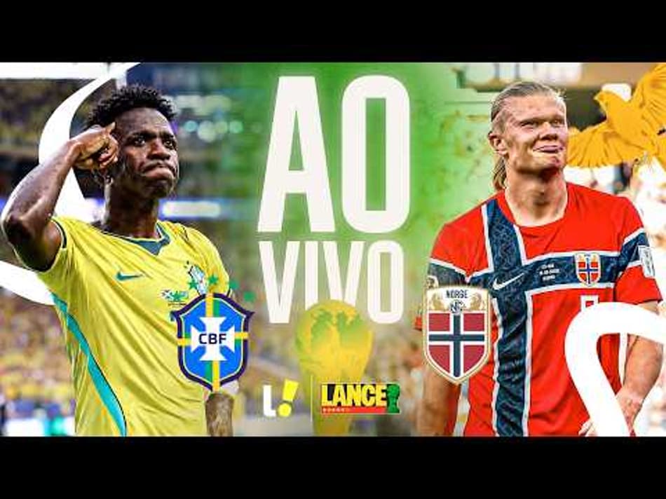 thumbnail 🔴 AO VIVO: BRASIL X NORUEGA – COPA DO MUNDO 2026