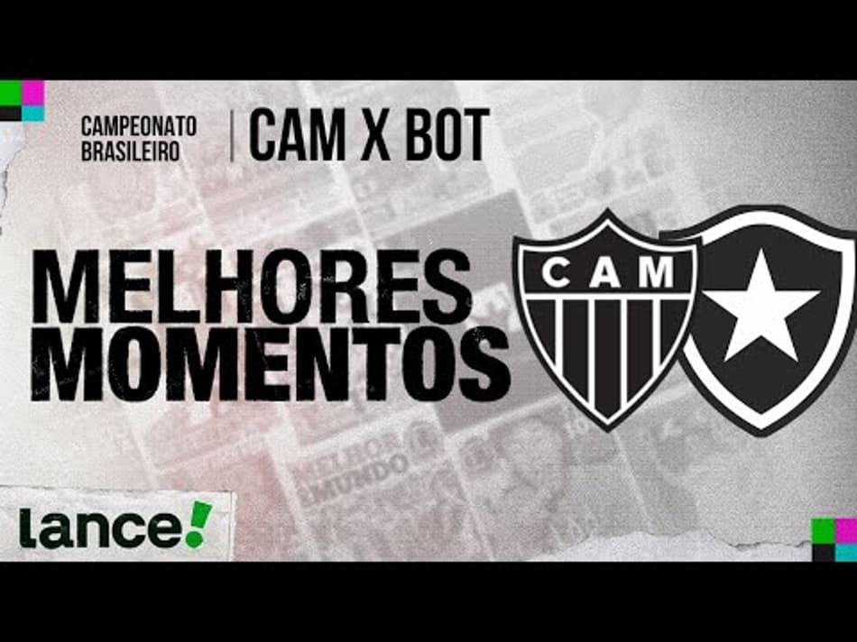 thumbnail ATLÉTICO MINEIRO 1 x 1 BOTAFOGO | MELHORES MOMENTOS | CAMPEONATO BRASILEIRO | 14º RODADA