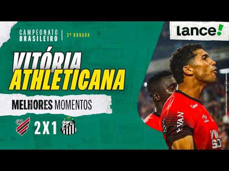 thumbnail ATHLETICO-PR 2 x 1 SANTOS | MELHORES MOMENTOS | 3ª RODADA | CAMPEONATO BRASILEIRO 2026