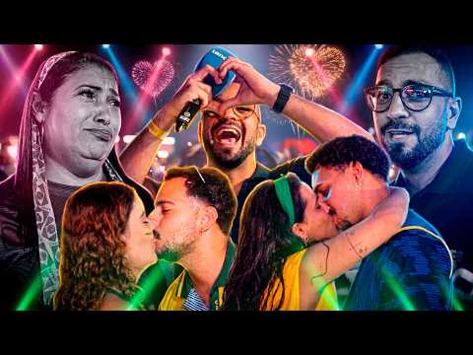 thumbnail DATE DAS NAÇÕES: ROLOU BEIJO? TORCEDORES DO BRASIL DÃO SHOW DE XAVECO EM COPACABANA!