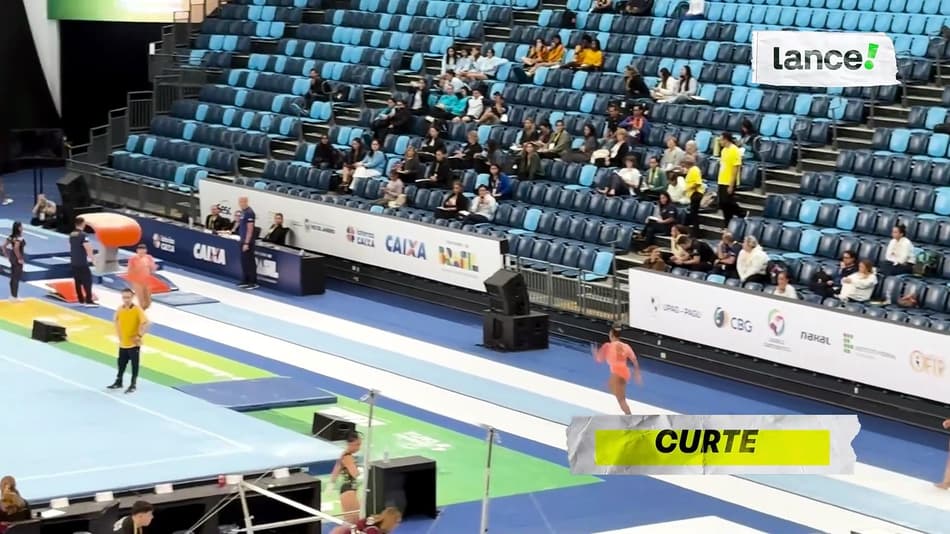 thumbnail Rebeca Andrade treina salto para Pan-Americano
