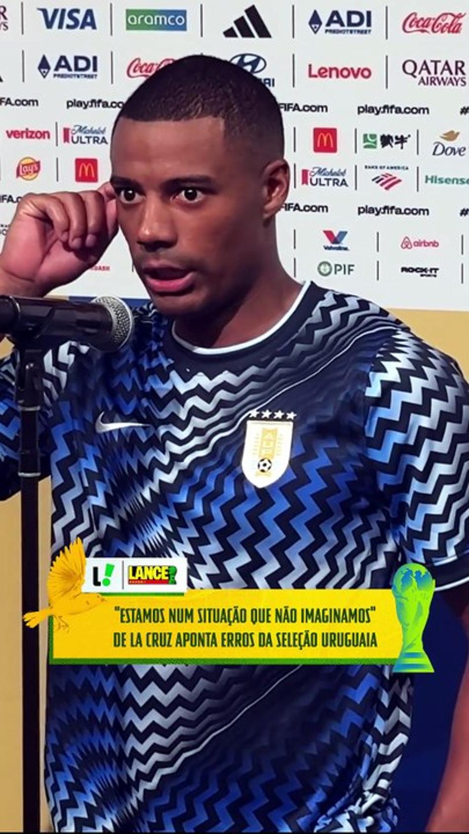 thumbnail Nico de La Cruz lamenta situação do Uruguai e projeta jogo decisivo contra Espanha