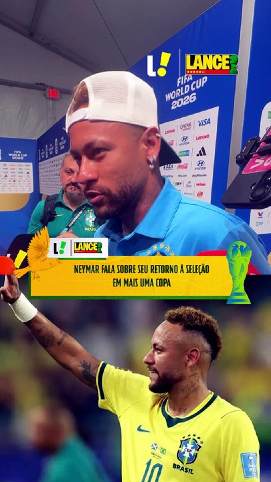 thumbnail Neymar fala sobre seu retorno à Seleção em mais uma Copa
