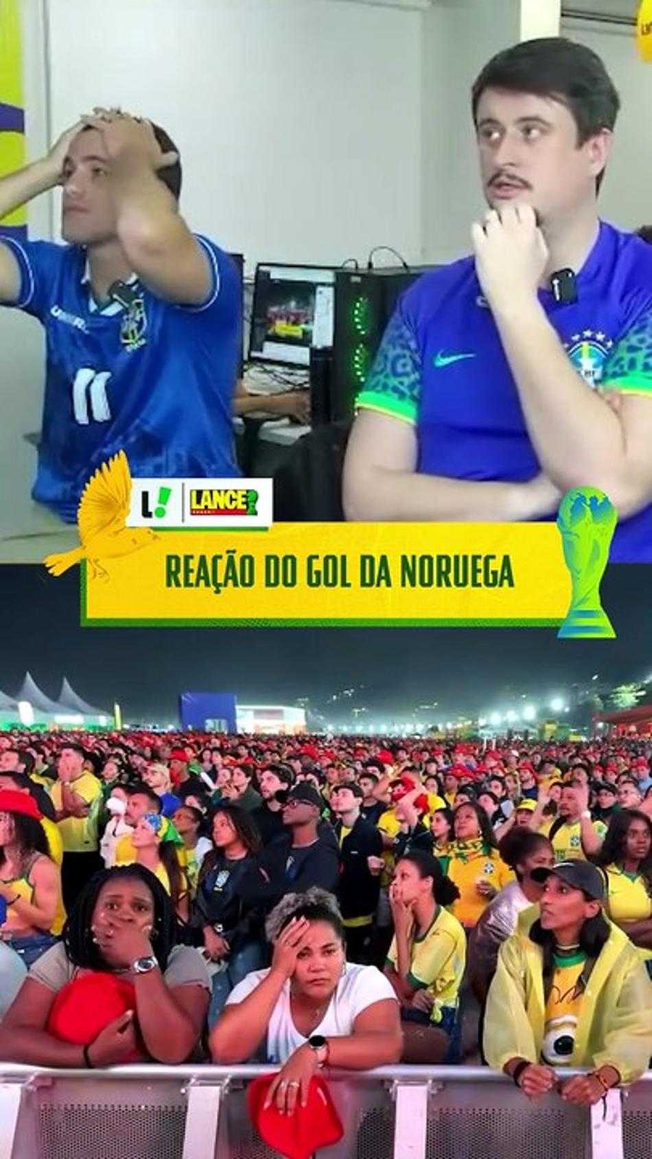 thumbnail REAÇÃO COM O GOL DA NORUEGA