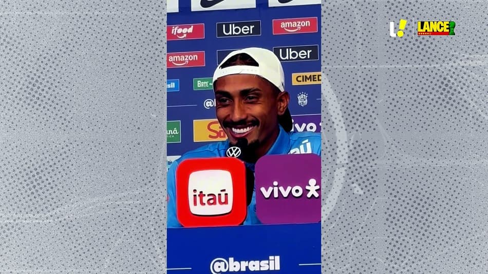 thumbnail Risadas, caras e bocas a coletiva de Raphinha