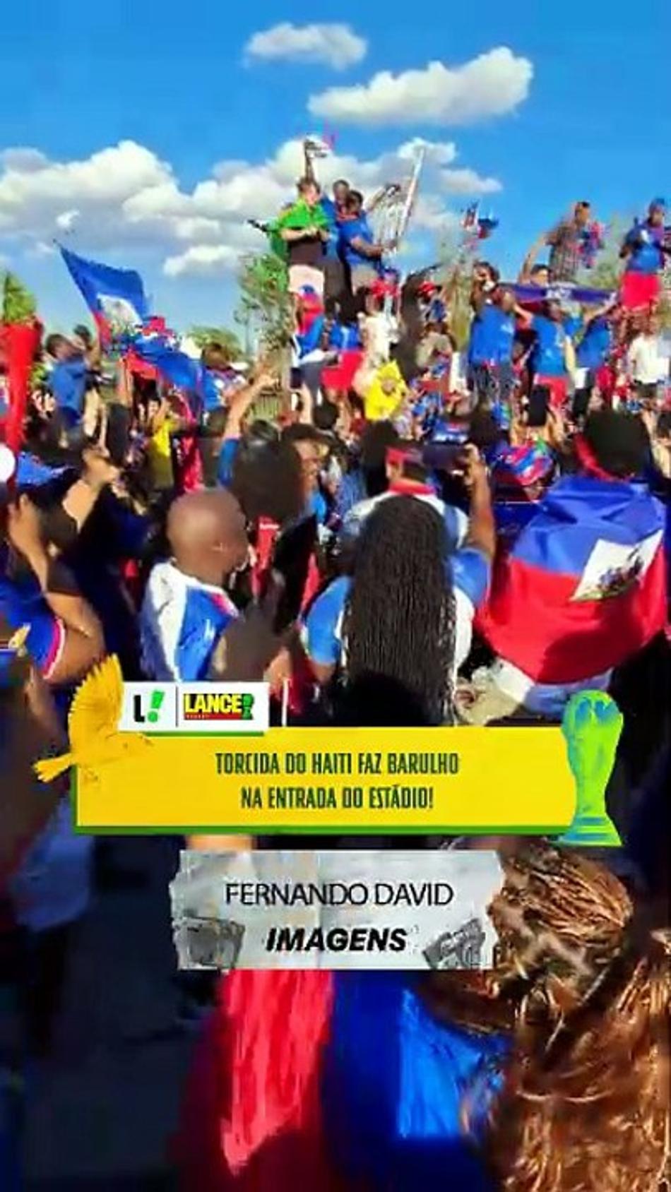 thumbnail Torcida do Haiti faz barulho na entrada do estádio!