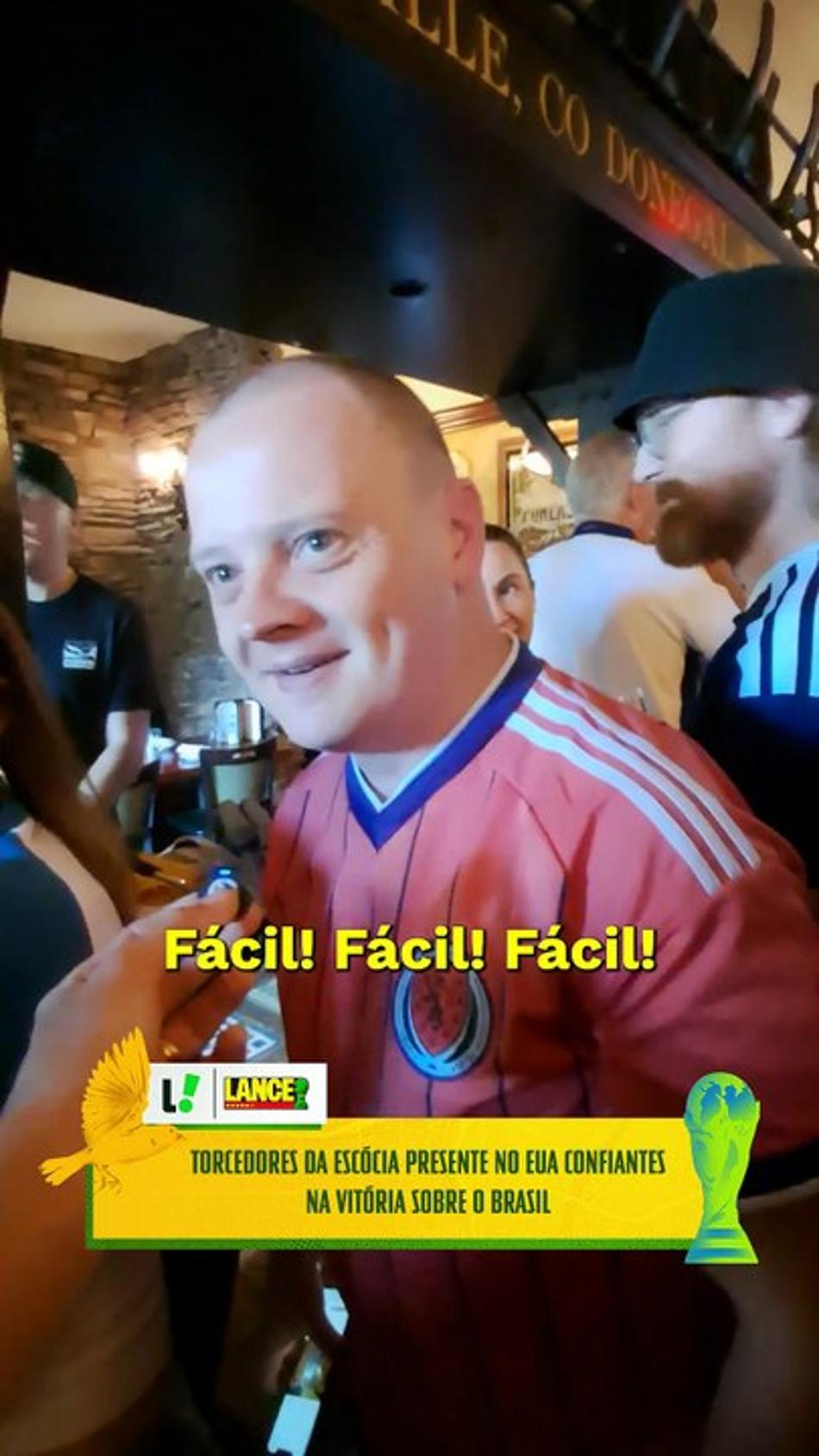 thumbnail Torcedores Escoceses acreditam na vitória contra o Brasil