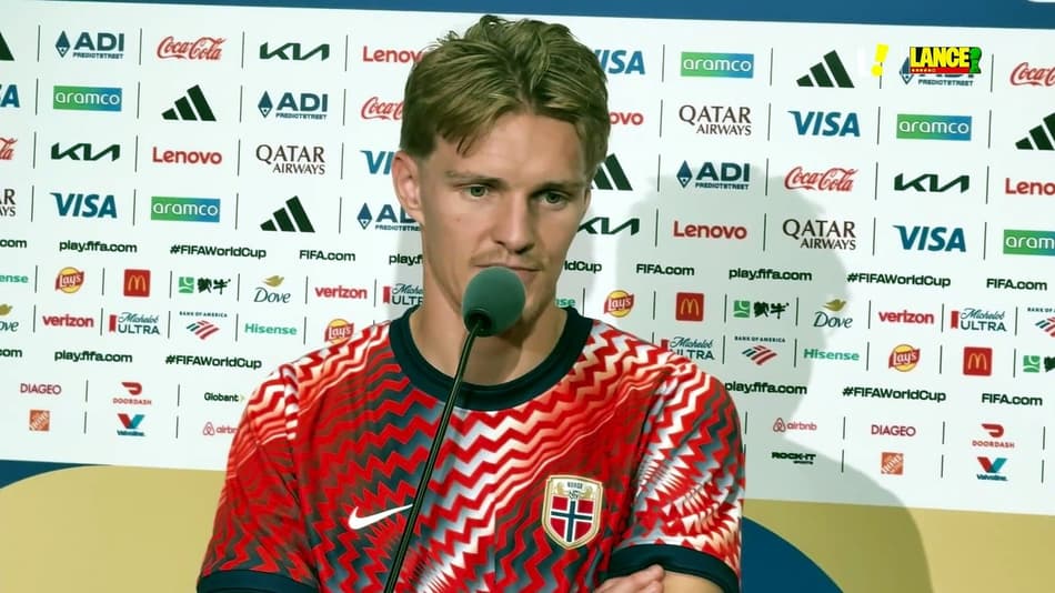 thumbnail Odegaard comemora classificação da Noruega e esquiva sobre duelo com o Brasil “hora de comemorar”