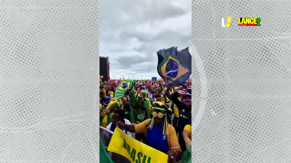 thumbnail Torcedores fazem a festa em Copacabana no aquecimento para o jogo da Seleção