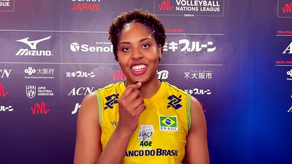 thumbnail Ana Cristina fala da vitória do Brasil sobre a Polônia na VNL