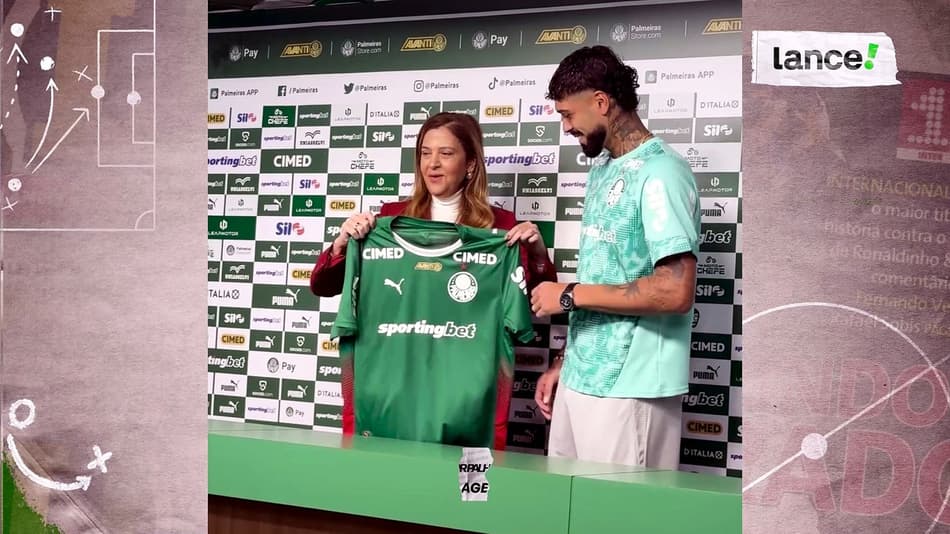 thumbnail Barboza é apresentado no Palmeiras