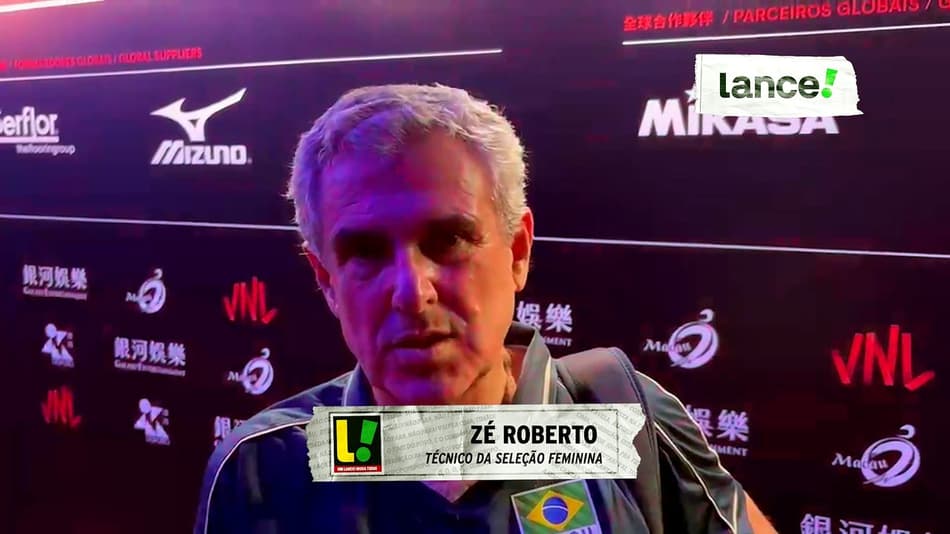thumbnail Técnico da Seleção feminina, Zé Roberto analisa a vitória sobre o Japão pelas quartas da VNL feminina