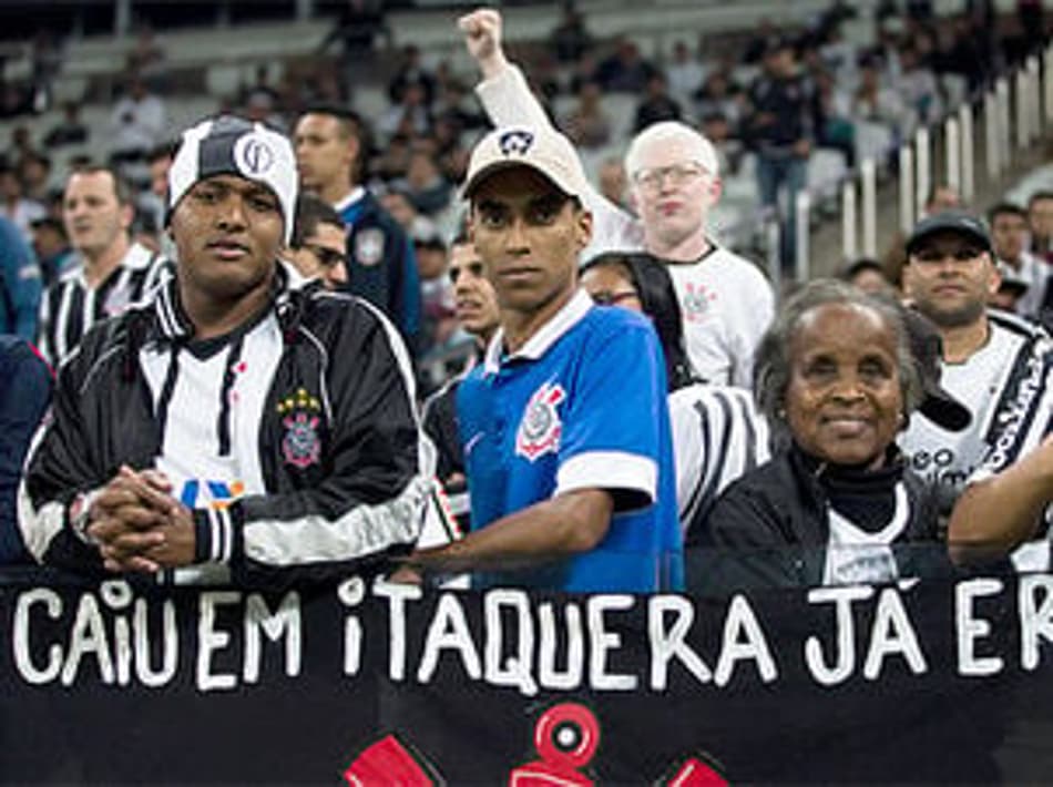 Recorde do Timão na Arena é de 41.809 pagantes (Foto: Davi Ribeiro/Fotoarena)