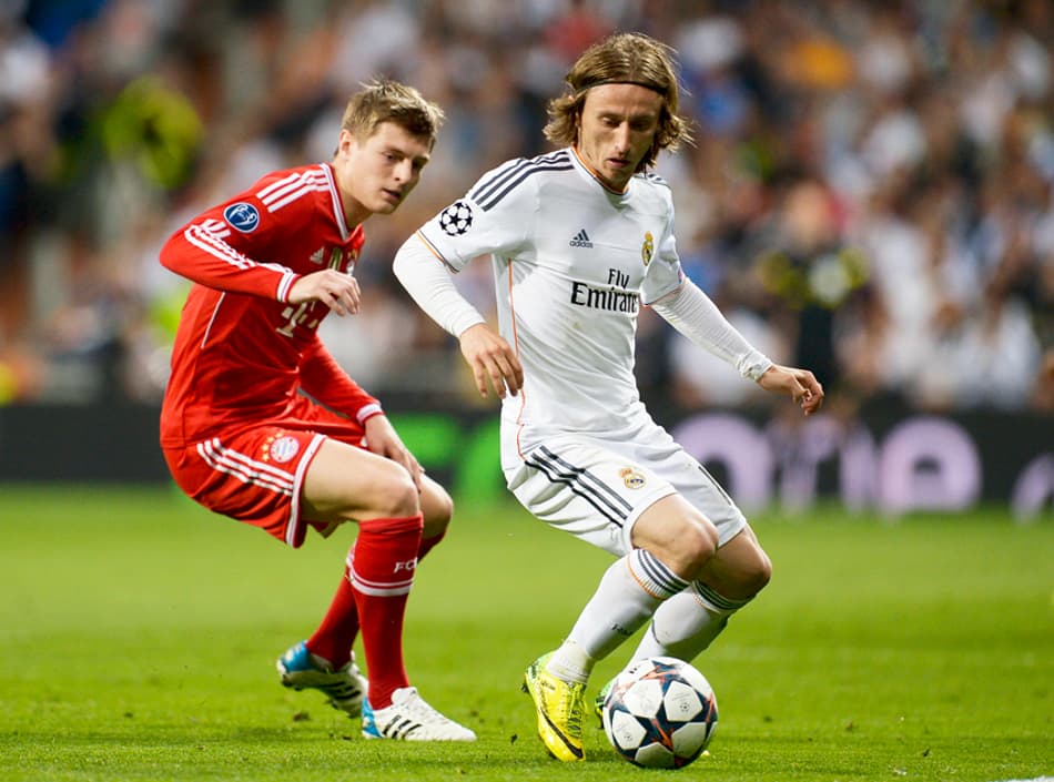 Real Madrid x Bayern de Munique - Toni Kroos e Luka Modric (Foto: Dani Pozo/AFP)