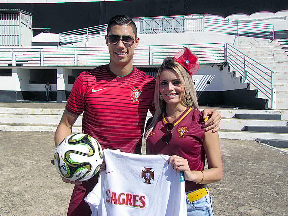Sósia do Cristiano Ronaldo (Foto: Guilherme Borini)