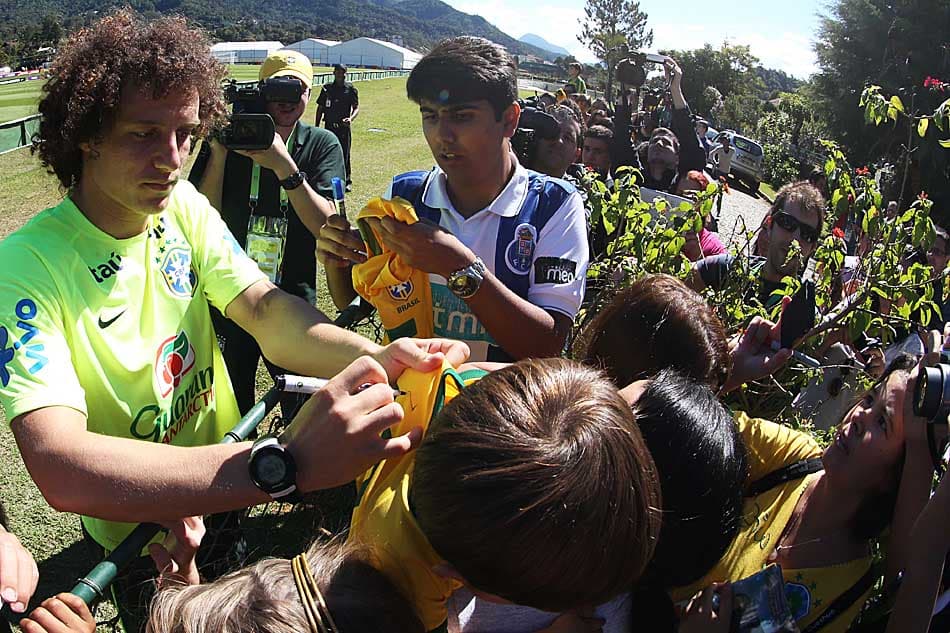 David Luiz - Treino da Seleção na Granja (Foto: Ari Ferreira/LANCE!Press)