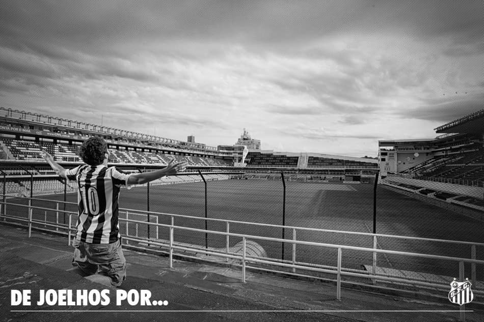 Santos lançou campanha para relembrar marca de Pelé (Foto: Reprodução/Facebook)