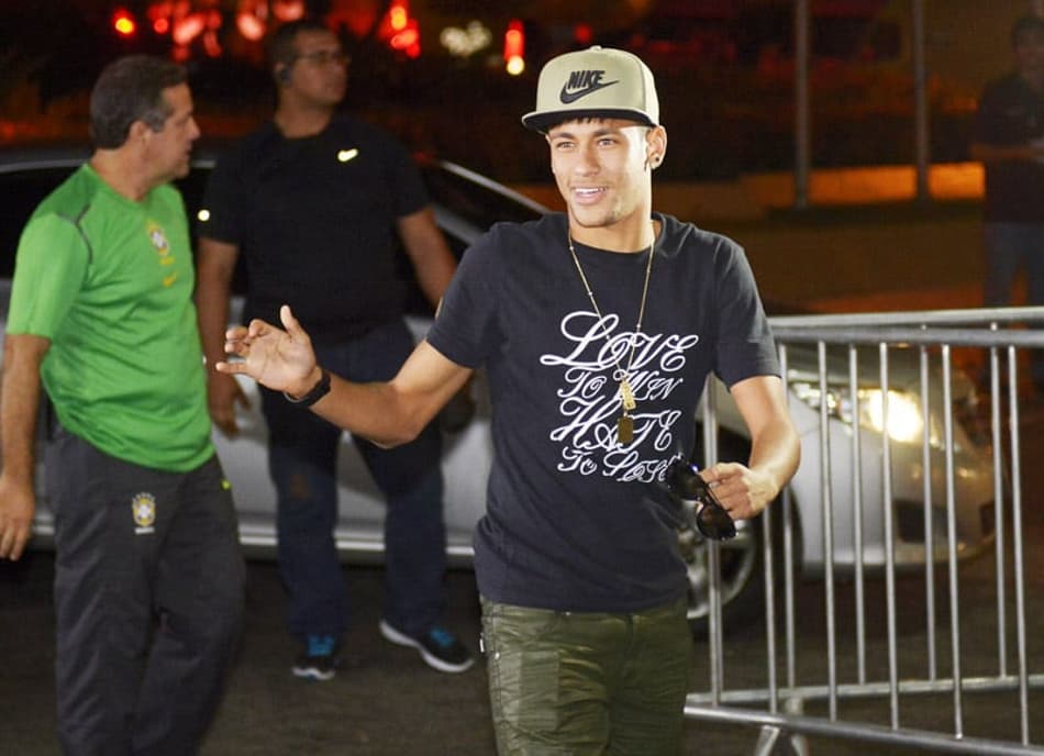 Chegada da Seleção Brasileira de Futebol - Neymar (Foto: Alexandre Loureiro/ Vipcomm)
