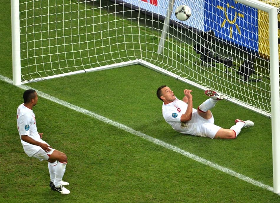 Inglaterra x Ucrânia - Eurocopa 2012 - John Terry (Foto: Sergei Supinsky/AFP)