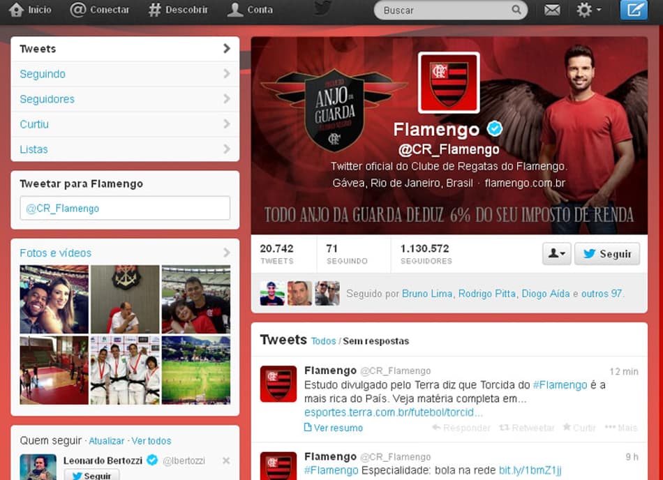 Twitter Flamengo (Foto: Reprodução)