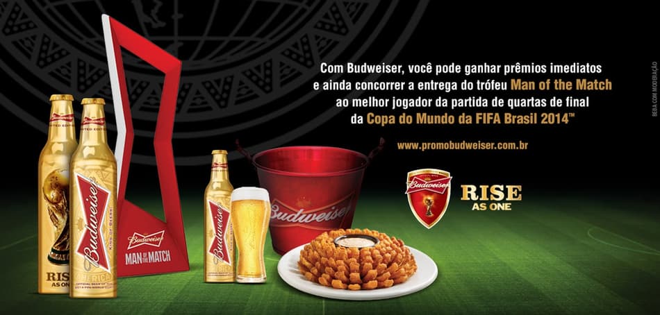 Outback Steakhouse será palco de ações promovidas pela Budweiser durante o torneio de futebol mais famoso do mundo (Foto: Divulgação)