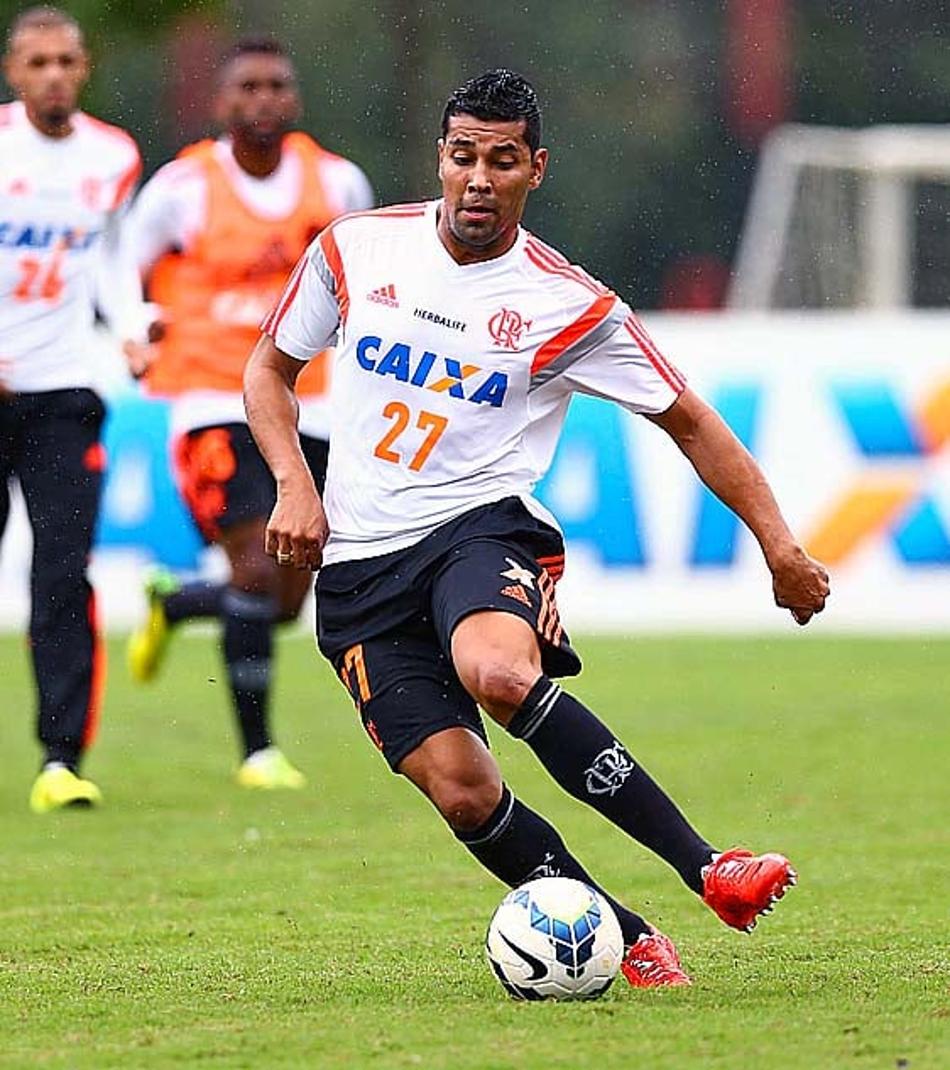 André Santos - Treino do Flamengo (Foto: Cleber Mendes/ LANCE!Press)