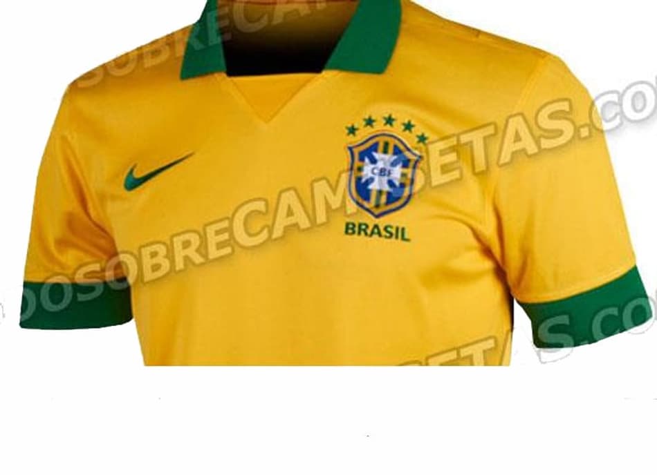 Nova camisa principal do Brasil vaza na internet (Foto: Reprodução)