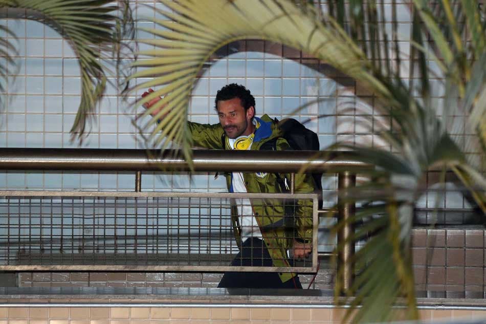 Chegada da Seleção em BH (Foto: Ari Ferreira/LANCE!Press)
