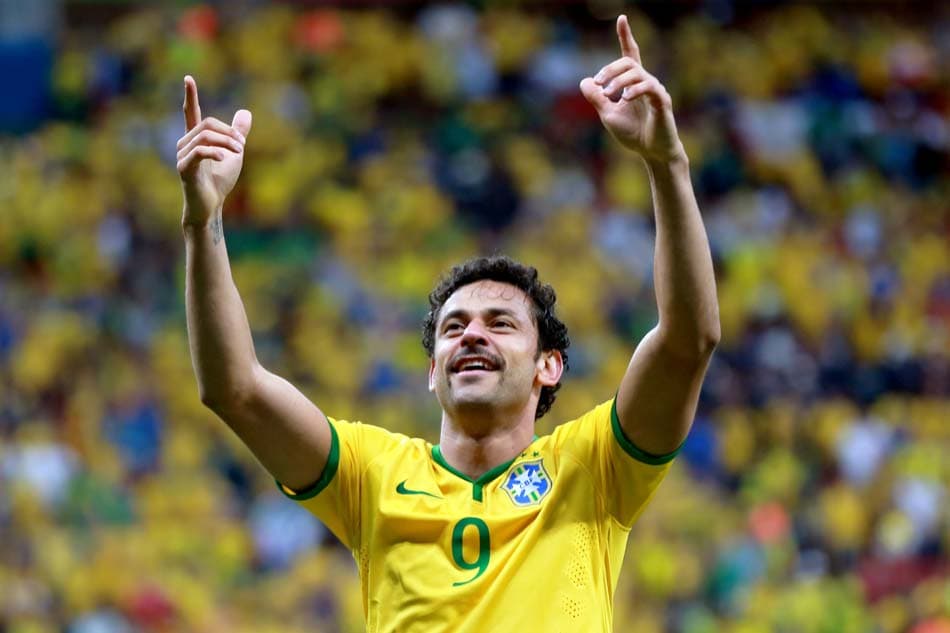 Brasil x Camarões - Gol Fred (Foto: Jefferson Bernardes/ Vipcomm)