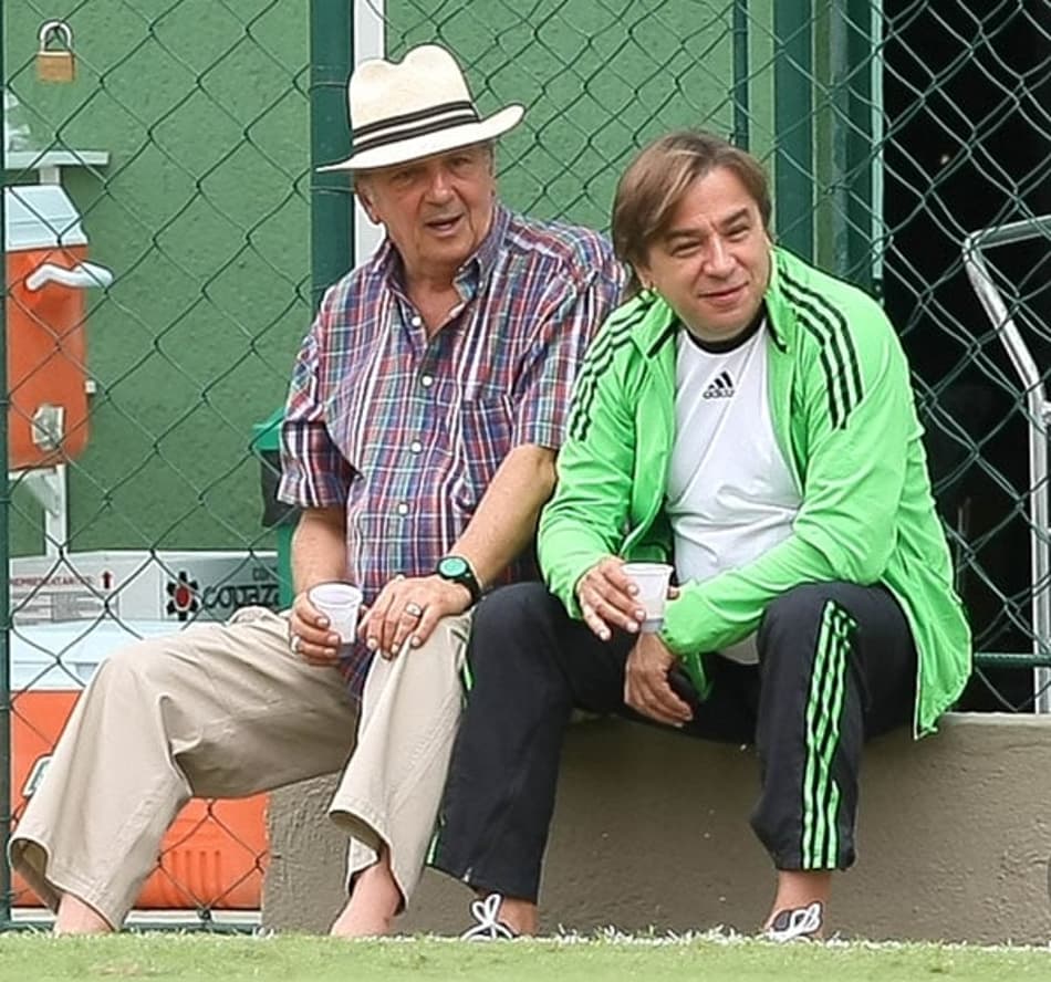 Palmeiras - Frizo e Tirone (Foto: Cesar Greco/Fotoarena)