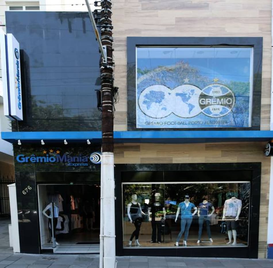 GrêmioMania chegará a Chepecó (SC). Primeira loja oficial fora do Rio Grande do Sul (Foto: Divulgação)