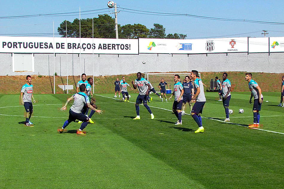 Treino de Portugal (Foto: Guilherme Borini)