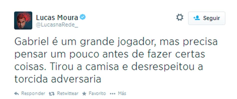Twitter - Lucas Moura (Foto: Reprodução/ Twitter)
