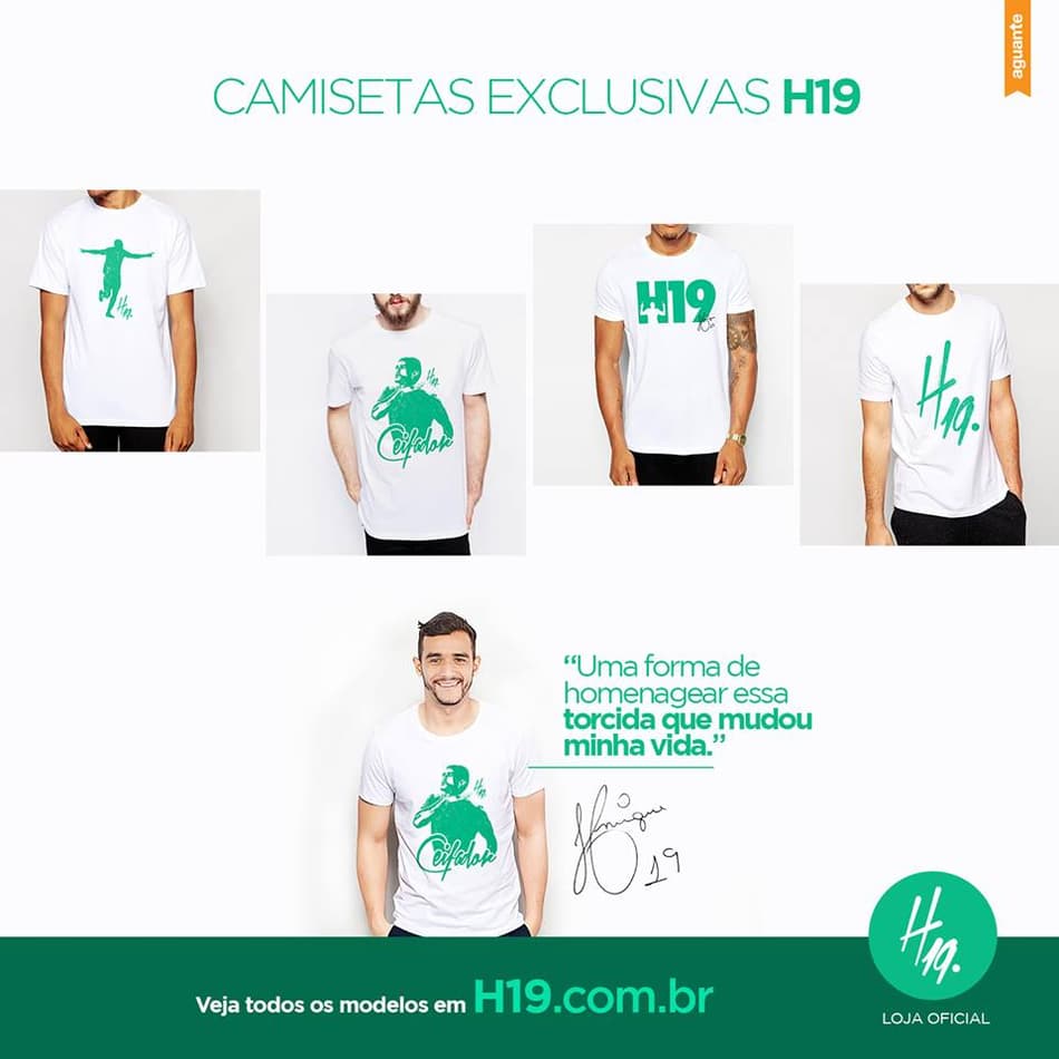 Henrique lança linha de roupas - Palmeiras (FOTO: Divulgação)