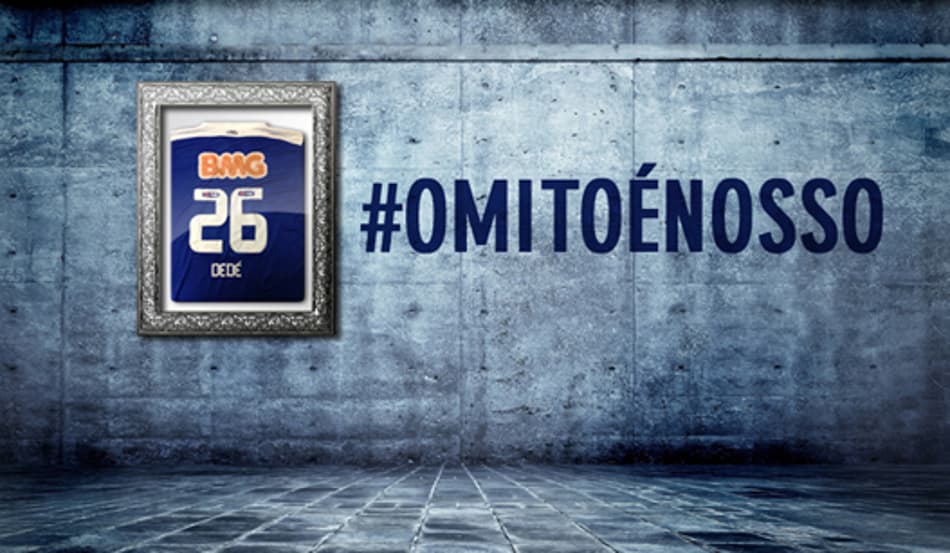 HOME: Site do Cruzeiro anuncia Dedé (Foto: Divulgação/Cruzeiro)