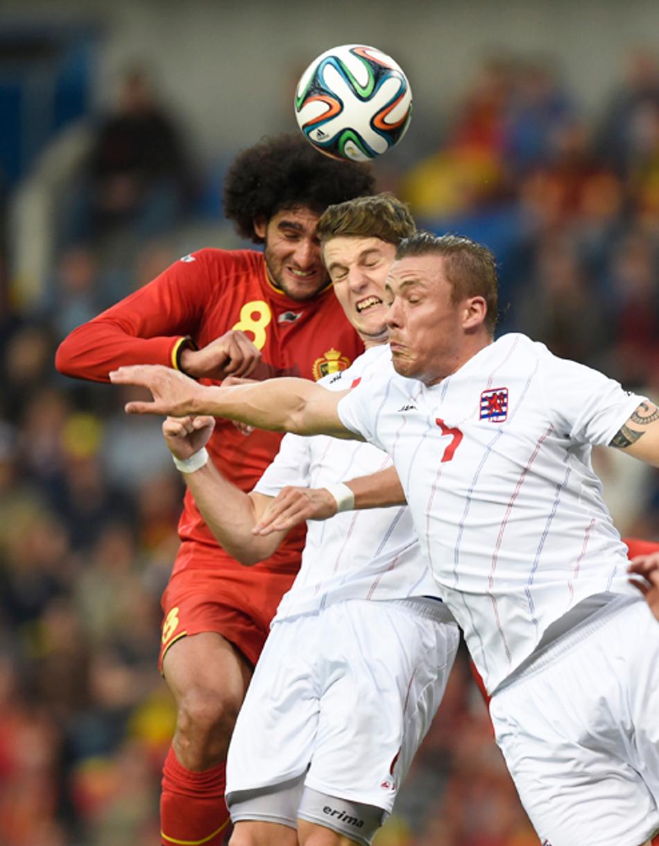 Bélgica x Luxemburgo - Marouane Fellaini (Foto: John Thys/AFP)