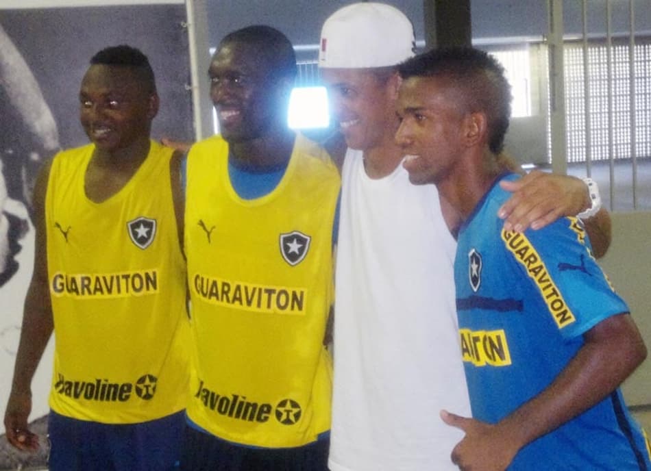 Treino do Botafogo (Foto: Alexandre Braz)