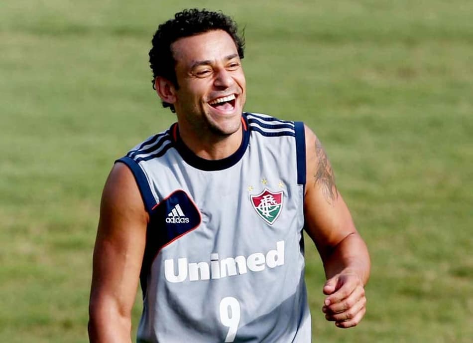 Fred - Treino do Fluminense (Foto: Cleber Mendes)