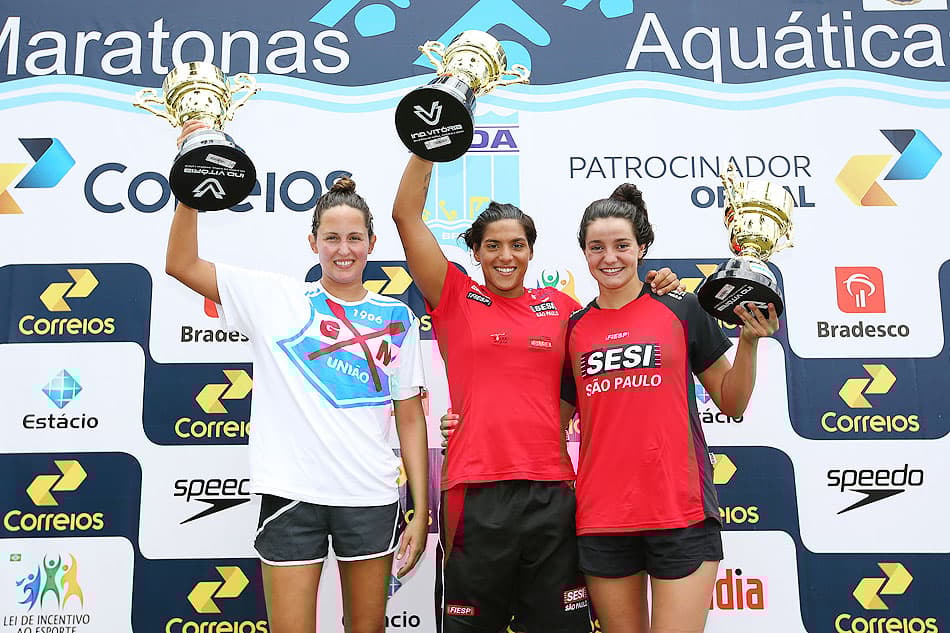 Pódio Feminino (Foto: Satiro Sodré/SSPress)