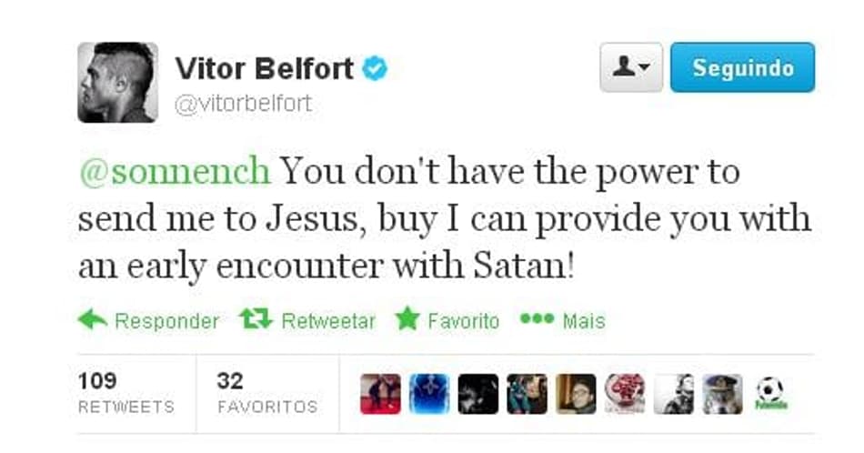 Twitter Vitor Belfort