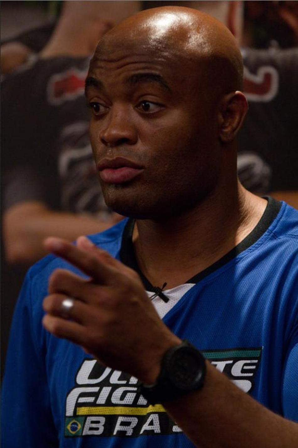 Anderson Silva no TUF Brasil - (Foto: Divulgação)