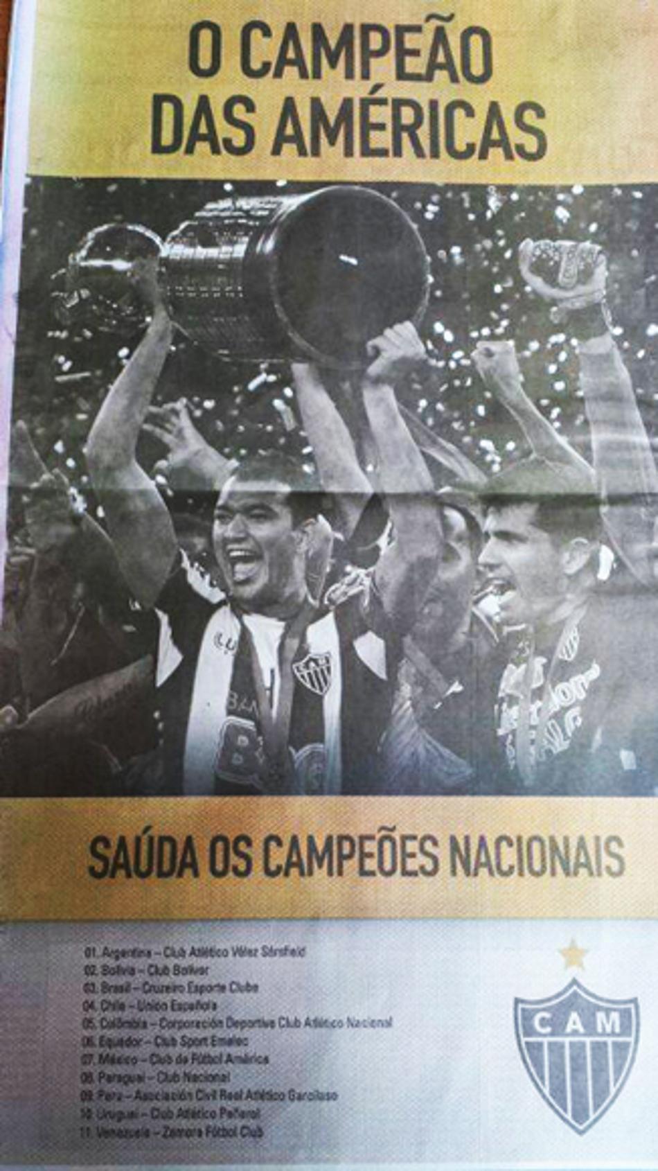 Anúncio Atlético-MG (Foto: Reprodução)