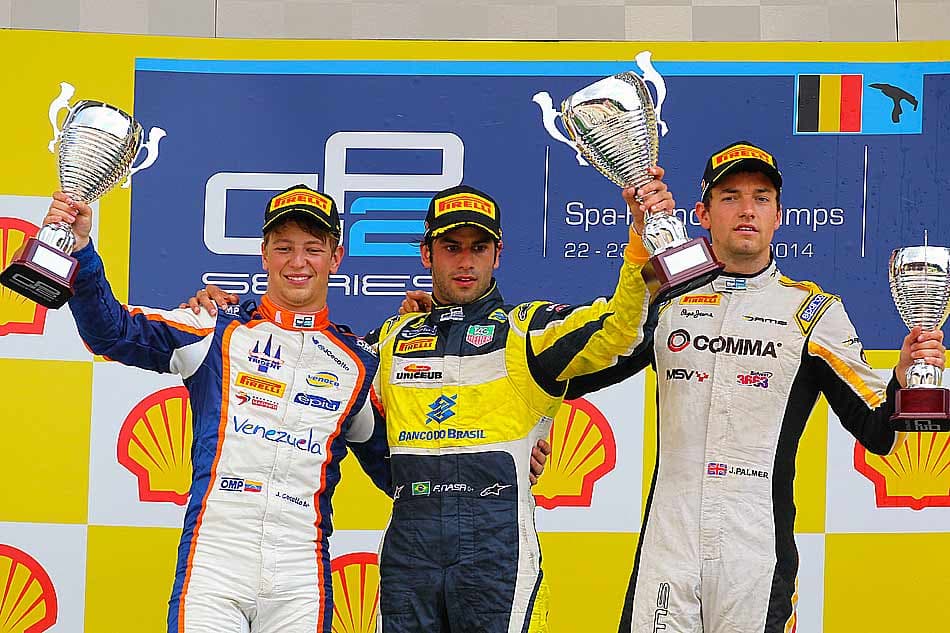 Felipe Nasr vence na GP2 pela 4ª vez no ano, agora em Spa na Bélgica. (Foto: Paolo Pellegrini)