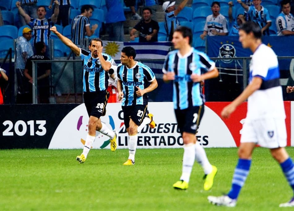 As imagens de Grêmio 1 x 2 Huachipato (Foto: Lucas Uebel/Grêmio)