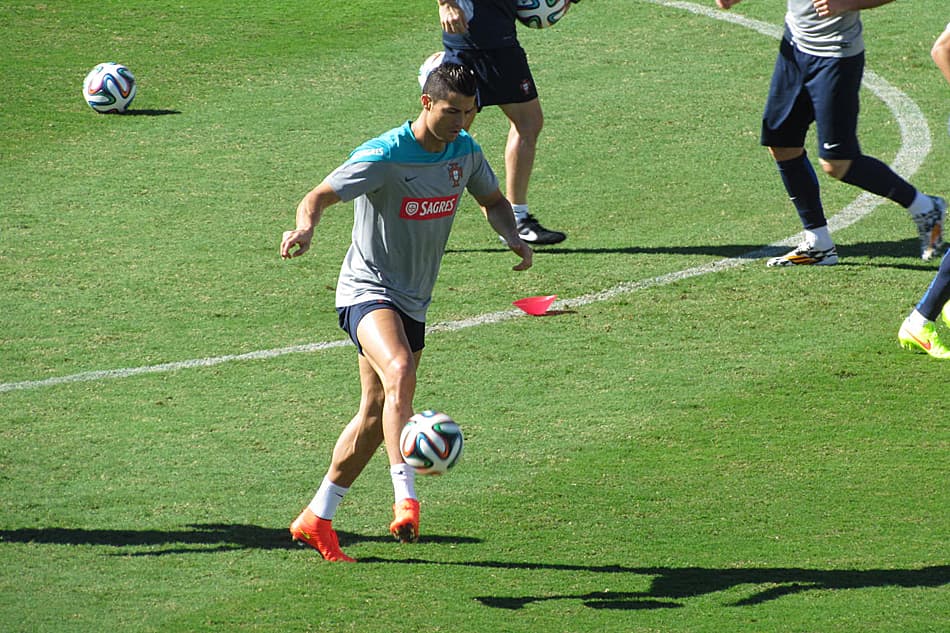 Treino aberto de Portugal (Foto: Guilherme Borini)